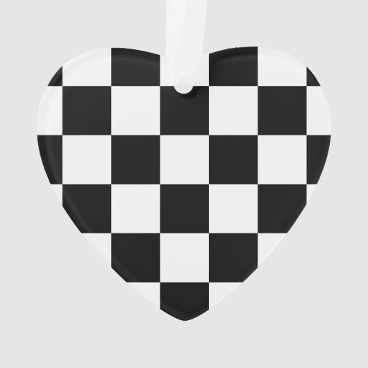 Gecontroleerd zwart-wit ornament (achterkant)