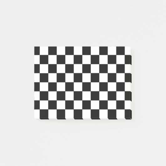 Gecontroleerd zwart-wit post-it® notes (Voorkant)