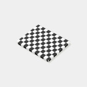 Gecontroleerd zwart-wit post-it® notes (Schuin)