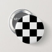 Gecontroleerd zwart-wit ronde button 5,7 cm (Voorkant /achterkant)