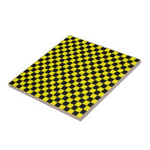 Gecontroleerd zwart-wit - sport tegeltje (Zijkant)