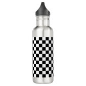 Gecontroleerd zwart-wit waterfles  (Links)