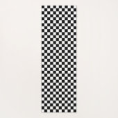 Gecontroleerd zwart-wit yogamat (Achterkant)