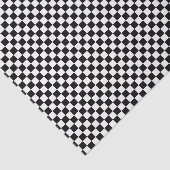 Gecontroleerd zwart-witpapier tissuepapier (Detail)