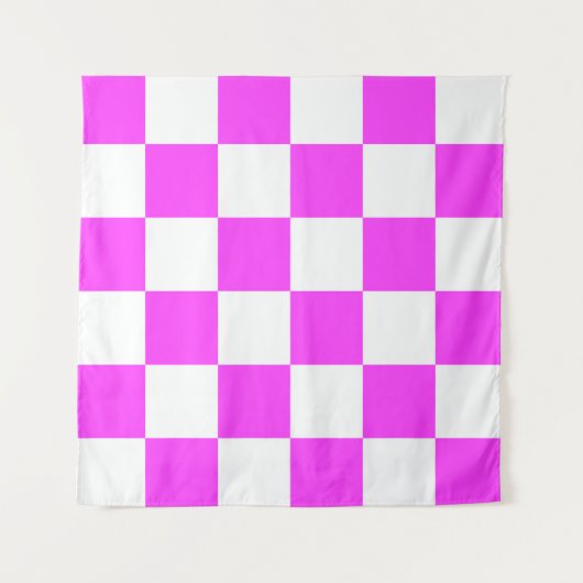 Gecontroleerde achtergrond tegel patroon. White en Wandkleed (Voorkant (horizontaal))