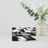 Gecontroleerde achtergrond vlag visitekaartje (Staand voorkant)