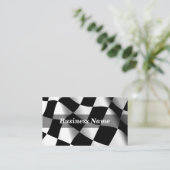 Gecontroleerde achtergrond vlag visitekaartje (Staand voorkant)