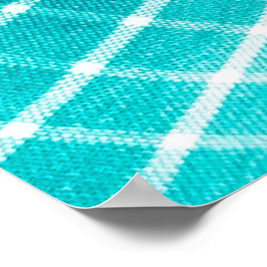 Gecontroleerde achtergrondtextiel sluiting. poster (Hoek)