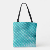Gecontroleerde achtergrondtextiel sluiting. tote bag (Achterkant)