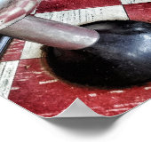 Gecontroleerde Afdrukken van Poster op voorste ran (Hoek)