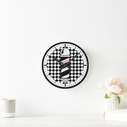 Gecontroleerde Barberpool-klok Ronde Klok (Huis)