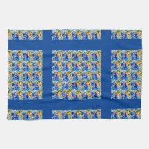 Gecontroleerde blauwe, kleurrijke mix van wilde bl