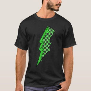 Gecontroleerde bliksem Green Ribbon Mental Illness T-shirt