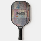 Gecontroleerde Brick Urban Gepersonaliseerd Pickleball Paddle (Achterkant)