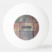 Gecontroleerde Brick Urban Gepersonaliseerd Pingpongbal (Voorkant)