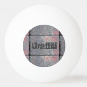 Gecontroleerde Brick Urban Gepersonaliseerd Pingpongbal (Achterkant)