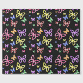 GECONTROLEERDE BUTTERFLIES CADEAUPAPIER (Vlak)
