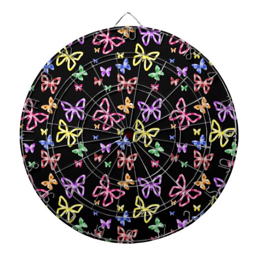 GECONTROLEERDE BUTTERFLIES DARTBORD (Voorkant)