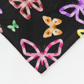 GECONTROLEERDE BUTTERFLIES FLEECE DEKEN (Hoek)
