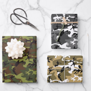 Gecontroleerde Camouflage Inpakpapier Vel