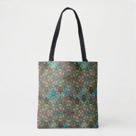 Gecontroleerde chaos – gedempte herfst tote bag