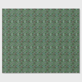 Gecontroleerde chaos – groen cadeaupapier