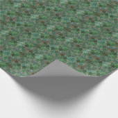 Gecontroleerde chaos – groen cadeaupapier (Hoek)