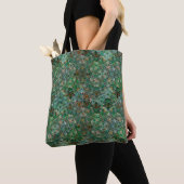 Gecontroleerde chaos – groen tote bag (Dichtbij)