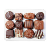 Gecontroleerde chocolade Flexi Magnet Magneet (Horizontaal)