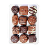 Gecontroleerde chocolade Flexi Magnet Magneet (Verticaal)