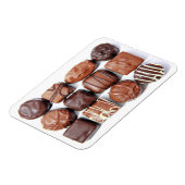 Gecontroleerde chocolade Flexi Magnet Magneet (Linkerzijde)
