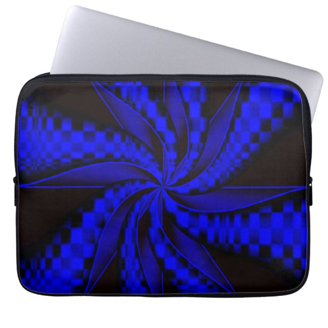 Gecontroleerde cirkels... laptop sleeve (Voorkant)