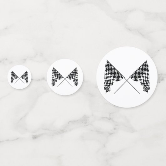 Gecontroleerde Confetti van Vlaggen (Achterkanten)