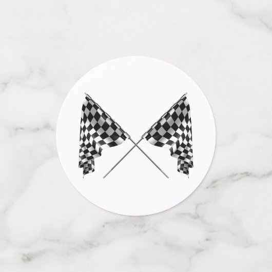 Gecontroleerde Confetti van Vlaggen (Kleine voorkant)