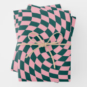 Gecontroleerde de groene Roze Controles van het Oe Inpakpapier Vel (In situ)