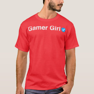Gecontroleerde Gamer Girl Funny Gift for Women T-shirt
