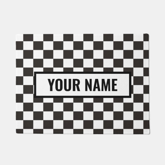 GECONTROLEERDE GARAGE DEURMAT (Voorkant)