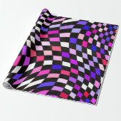 Gecontroleerde geometrie cadeaupapier (Uitgerold)