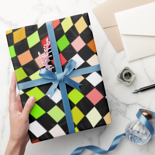 Gecontroleerde geometrie cadeaupapier (Geschenken)