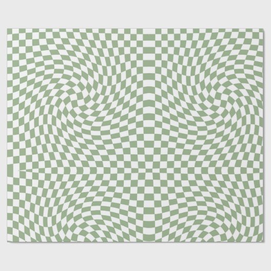 Gecontroleerde Gerichte Groene Controles van de Sa Cadeaupapier (Vlak)