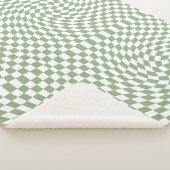 Gecontroleerde Gerichte Groene Controles van de Sa Sherpa Deken (3/4)