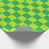 Gecontroleerde groene kalk en groen cadeaupapier (Hoek)