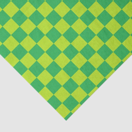 Gecontroleerde groene kalk en groen tissuepapier (Detail)