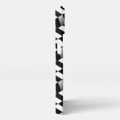 Gecontroleerde haptekst voor kunstpatronen iPhone hoesje (Rechterkant)