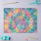 Gecontroleerde Harlequin Bleke Rainbow-monogram Tissuepapier (Craft)