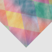 Gecontroleerde Harlequin Bleke Rainbow-monogram Tissuepapier (Detail)