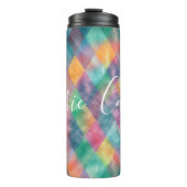 Gecontroleerde Harlequin Bleke regenboog Thermosbeker (Voorkant)