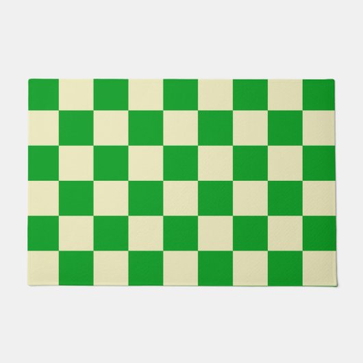 Gecontroleerde het Groene Controlebord van de teru Deurmat (Voorkant)