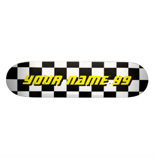 Gecontroleerde het rennen vlag het skateboarddek v persoonlijk skateboard