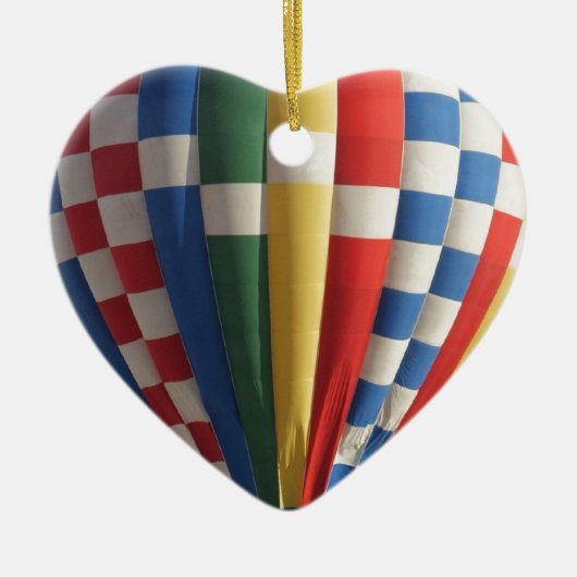 Gecontroleerde Hot Air ballon New Mexico Keramisch Ornament (Voorkant)
